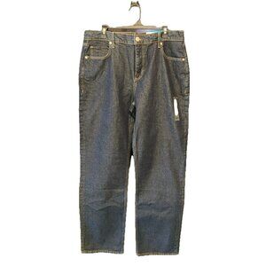 Mode Of One Men’s Blue Pockets Medium Wash Denim Straight Leg Jeans Size 36x32